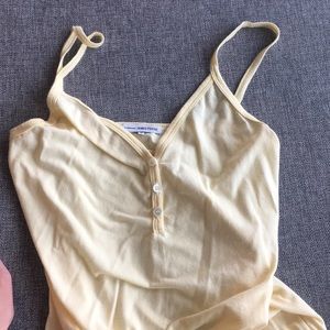 James Perse yellow dress